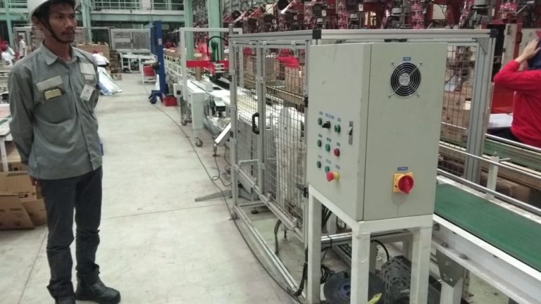 Installasi  Wiring Cable Konveyor di Kopi Kapal Api Plant