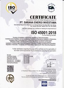 ISO 45001 1 - ELECTRICAL & INDUSTRIAL SUPPLIER - SYSTEM INTEGRATOR - SERVICE & MAINTENANCE SUBCONTRACTOR