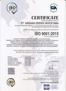 ISO 9001 1 - ELECTRICAL & INDUSTRIAL SUPPLIER - SYSTEM INTEGRATOR - SERVICE & MAINTENANCE SUBCONTRACTOR